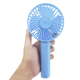 Mini Ventilador Recarregável Portátil De Mão Mesa Usb 3 velocidades