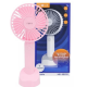 Mini Ventilador Recarregável Portátil De Mão Mesa Usb 3 velocidades