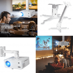 SUPORTE PROJETOR TETO MINI LED DATASHOW