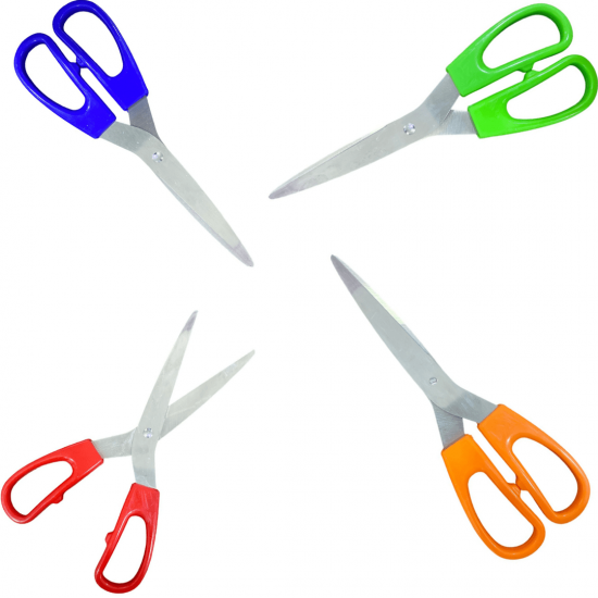 Tesoura Colorido pra Corta Papelão e outros materiais 21cm