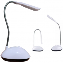 Mini Luminária Portátil De Mesa Ajustavél Para Leitura 360°
