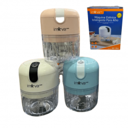 Mini Processador Triturador Sem Fio Elétrico 250ML De Alimentos Para Legumes Alho