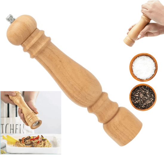 Moedores De Sal Pimenta Especiarias Em Madeira Premium Decoração da cozinha