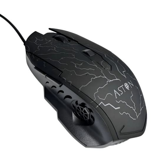 Mouse Gamer 6 Botões 2400DPI LED Com Fio para Jogos