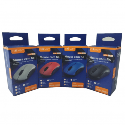 Mouse Usb Óptico Com Fio Usb Notebook Pc