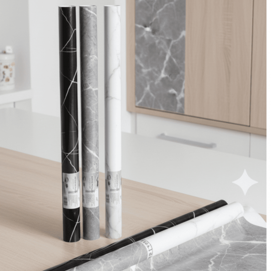 Papel de Parede 5 Metros x 60cm Mármore Exclusivo Lavável Quarto, Sala e Cozinha.