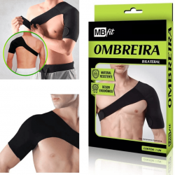 Par Ombreira Protetor Suporte de Ombro e Clavícula Neoprene Treino Academia Lesões
