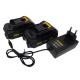 Parafusadeira Furadeira De Impacto Bivolt 21v 2 Baterias Com Maleta