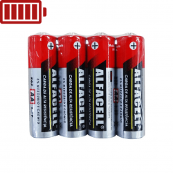 Pilha comum  AA 1.5v Com 4 Pilhas