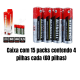 Pilha comum Alfacell AA - Caixa com 60 unidades - R6P/4SG, 1.5 VOLTS