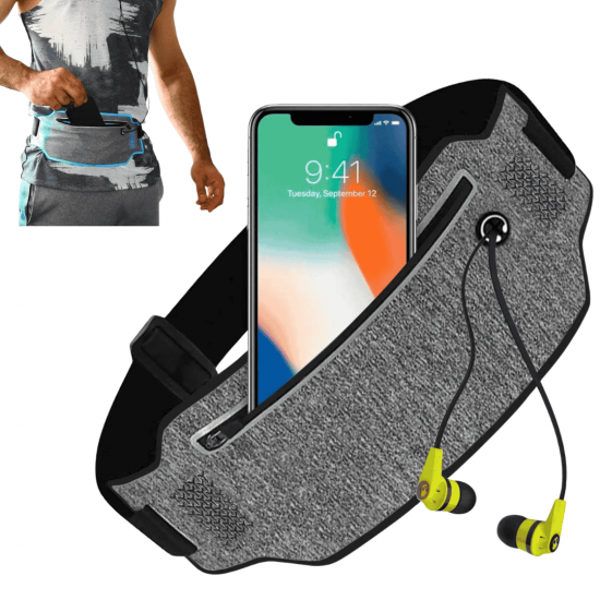 Pochete Esportiva Slim Porta Dolar Celular Cores para Corrida e Academia