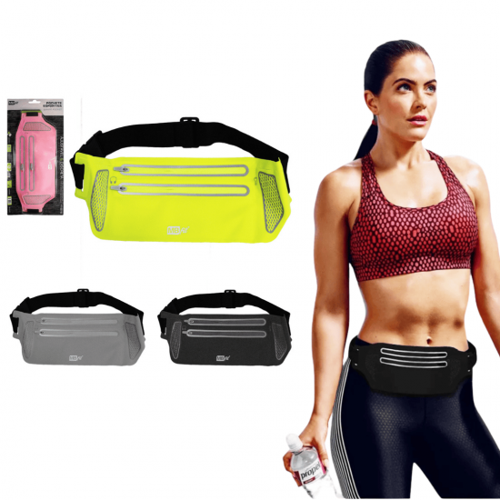 Pochete Impermeável Slim Doleira Cinta Fitness Celular Corrida Academia Sport