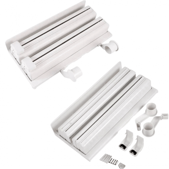 Porta Papel Toalha Triplo Suporte Rolos de Cozinha 3 em 1