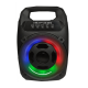 Caixa de som Bluetooth Rádio FM USB Micro SD Com Led