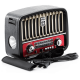 Rádio Retro Vintage Bluetooth Am Fm Usb Aux Sd Caixa de Som Recarregável Antena Analogico