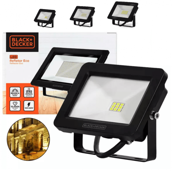 Refletor Led 10w/20w/30w/50w/ Bivolt Prova D'água