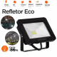 Refletor Led 10w/20w/30w/50w/ Bivolt Prova D'água black + decker