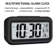Relógio Portátil Mesa Digital Único Led Lcd Brilha Escuro