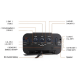 Relógio Portátil Mesa Digital Único Led Lcd Brilha Escuro