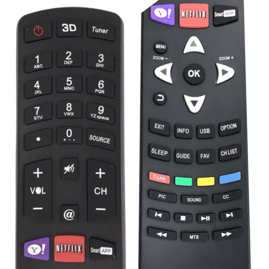 Controle Remoto Smart Tv Philco Botao Netflix Yahoo