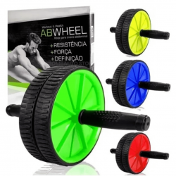 Roda Abdominal Dupla Para Exercícios treino