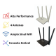 Roteador Sem Fio 4 Antenas Longo Alcance