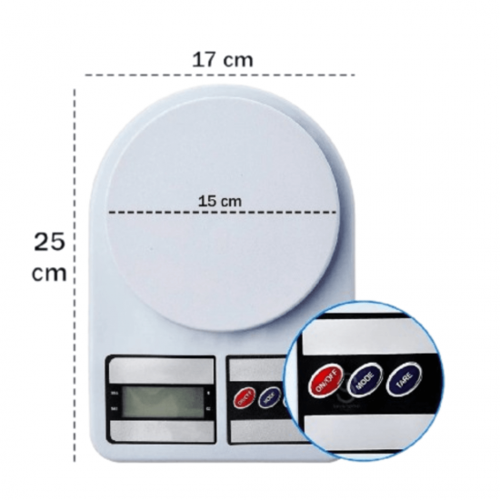 Balança Digital Precisão Cozinha 1g A 10kg