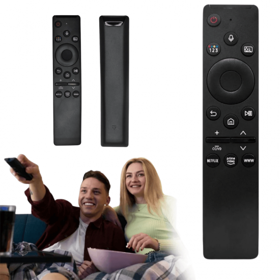 Controle compativel com tv Samsung Smart 4k com comando de voz