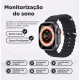 Smartwatch  W68+Ultra Smart Watch Series 8 NFC Calculadora Cardíaca Monitoramento Da Frequência Relógio Inteligente