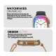 Smartwatch  W68+Ultra Smart Watch Series 8 NFC Calculadora Cardíaca Monitoramento Da Frequência Relógio Inteligente