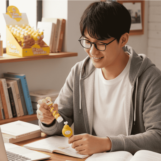 Kit 24 Colas em Bastão Escolar 20g Escritório Artesanato