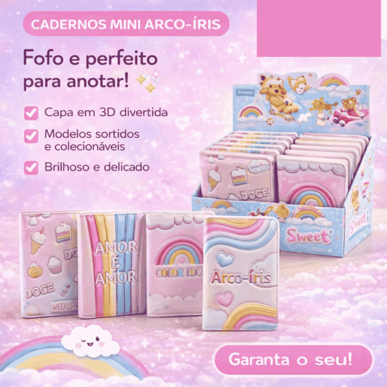 STA-13265 CADERNO TIPO BLOCO DE NOTAS COM CAPA RIGIDA, MIOLO PAUTADO NO FORMATO 6.4X8.5CM