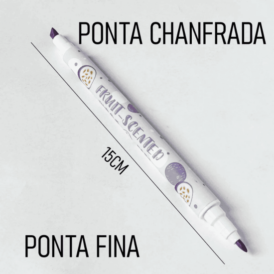 STA-13277 CONJUTO DE CANETA HIDROGRAFICA 6 CORES PONTA DUPLA