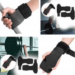 Strap Halter Hook Luva Par de Strap Tala Larga munhequeira de fixação A NOG