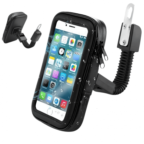 Suporte Case Capa Celular/GPS À Prova D'água para Guidão de Moto
