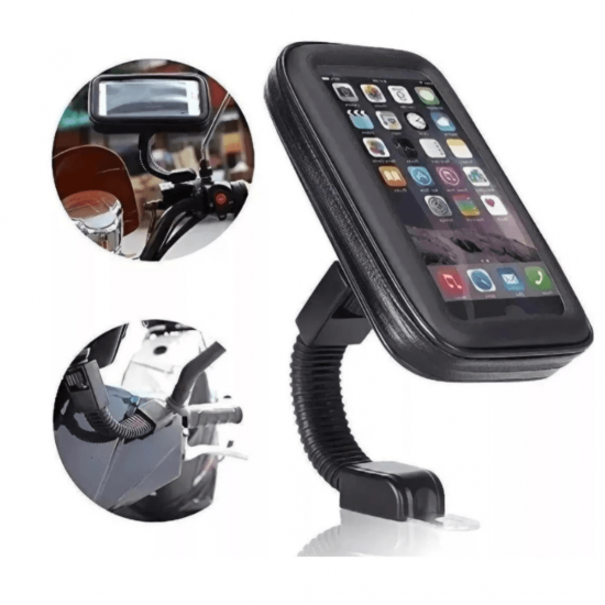 Suporte Case Capa Celular/GPS À Prova D'água para Guidão de Moto