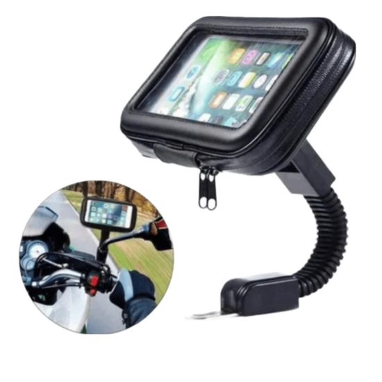 Suporte Case Capa Celular/GPS À Prova D'água para Guidão de Moto