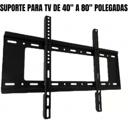 Suporte de parede fixo trilho tv monitor de 40 até 80