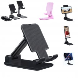 Suporte Ergonômico Dobravel Portátil Celular Ajustável Mesa
