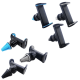 SUPORTE PARA CELULAR, VEICULAR, FIXA SAIDA DE AR, UNIVERSAL, MATERIAL EM ABS + METALICO, MARCA INOVA - PRETO SPO-7188