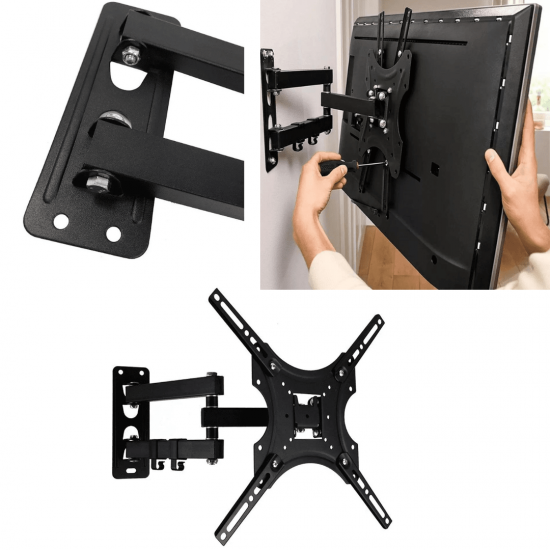 Suporte Tv Articulado Lcd Led Plasma 22 A 55 polegadas para parede 32 40 42 43 47 50 52 55