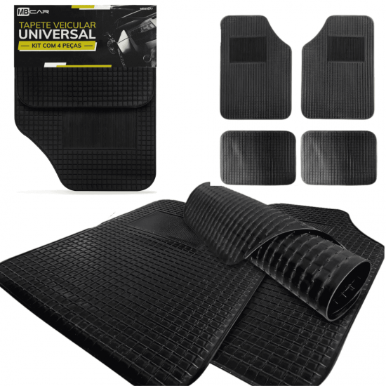 Tapete Automotivo Universal Carro Borracha Pvc