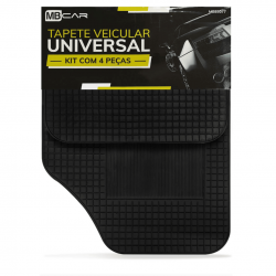 Tapete Automotivo Universal Carro Borracha Pvc