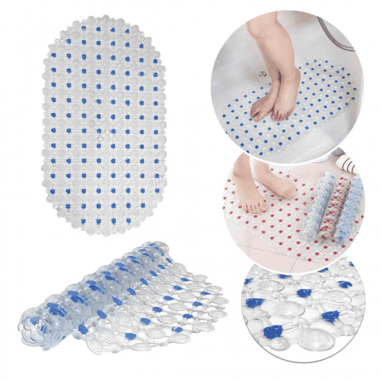 Tapete Para Box Banheiro Antiderrapante 65x35cm