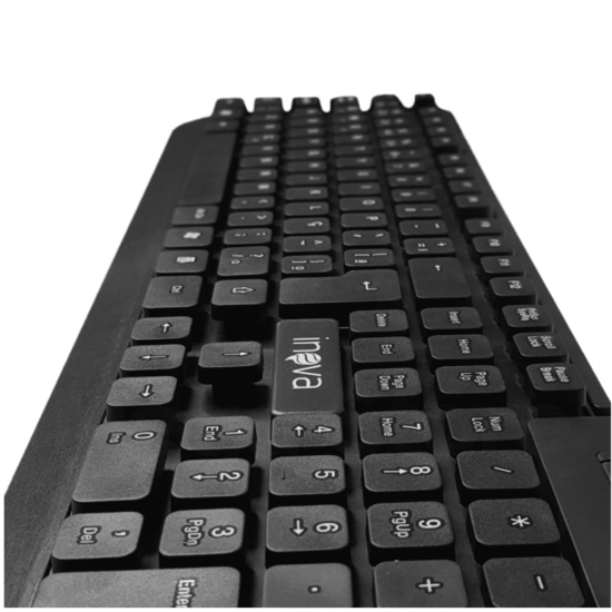 Teclado e Mouse Basico Fio Usb Multimidia Kit Pc Computador Notebook