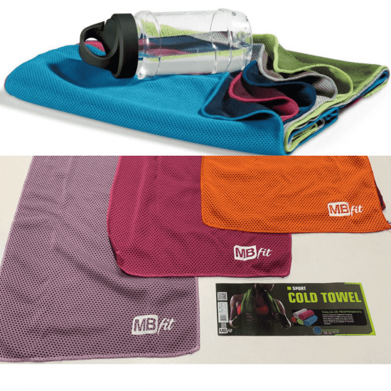 Toalha Microfibra Esportiva Academia Exercícios Treino Corrida + Estojo
