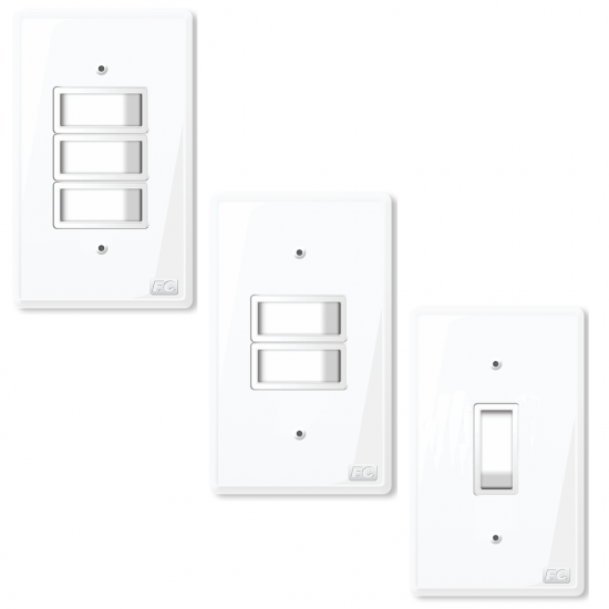 Tomada Interruptor 10A/20A linha Homelink F.C. tomadas simples 10A tomada 20A interruptor simples