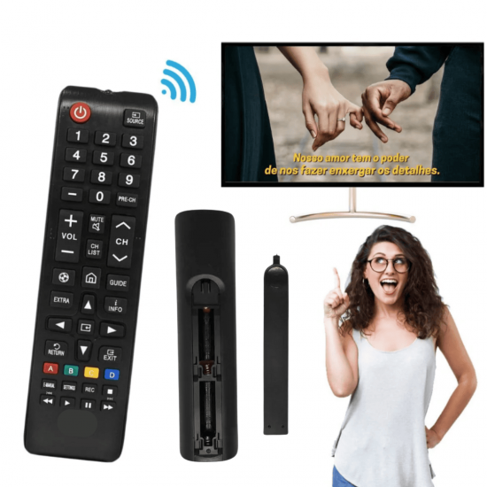 VC-A8193 CONTROLE REMOTO COMPATÍVEL COM TV LCD SAMSUNG
