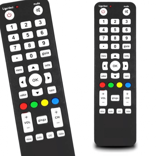 VC-A8200 CONTROLE REMOTO COMPATIVEL CONVERSOR INTELBRAS/POSITIVO