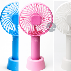 Ventilador Portátil Mini De Mão Mesa Recarregavel Usb